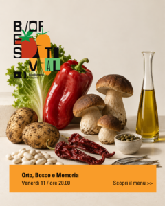 Menù Cena - Venerdi 11 Settembre